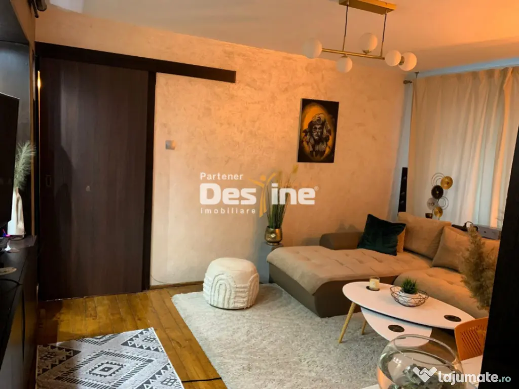 Pacurari- Apartament 2 camere, etaj 1 - Mobilat si utilat