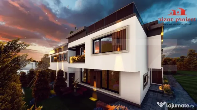 Apartament spațios 110 mp, 2 parcări, terasă și curte, f