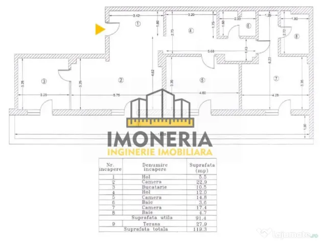3 camere-1 km metrou 1 Dec-0% comision-priveliste libera, zo