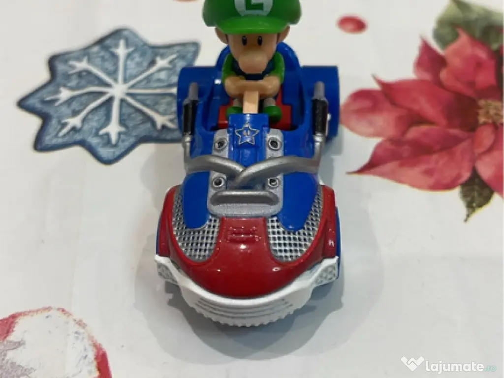 Mașina Mario kart spiderman și race fire