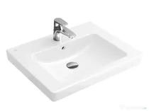 Lavoar Villeroy & Boch, Subway 2.0, 60cm,baterie, sifon si tub conector