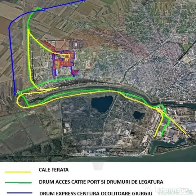 DE VANZARE Teren intravilan 500,000mp Giurgiu / Strada Sl...