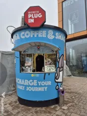 Kiosk Cafenea Mobil Complet Echipat – Coffee to Go 