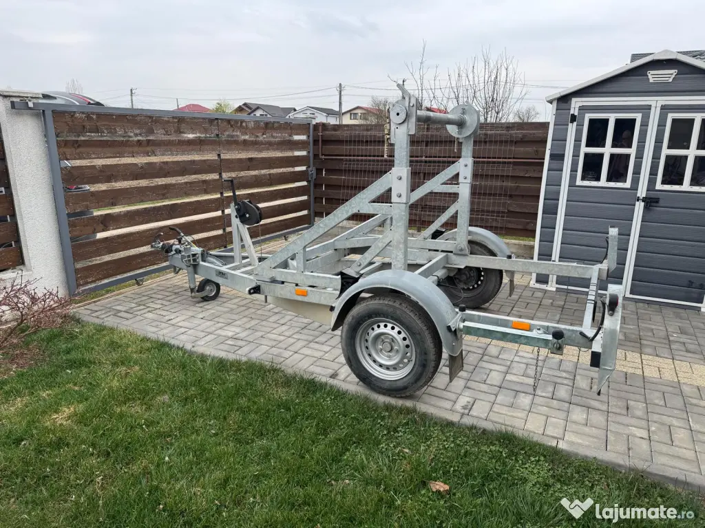 remorca tamburi fibra sau cablu electric