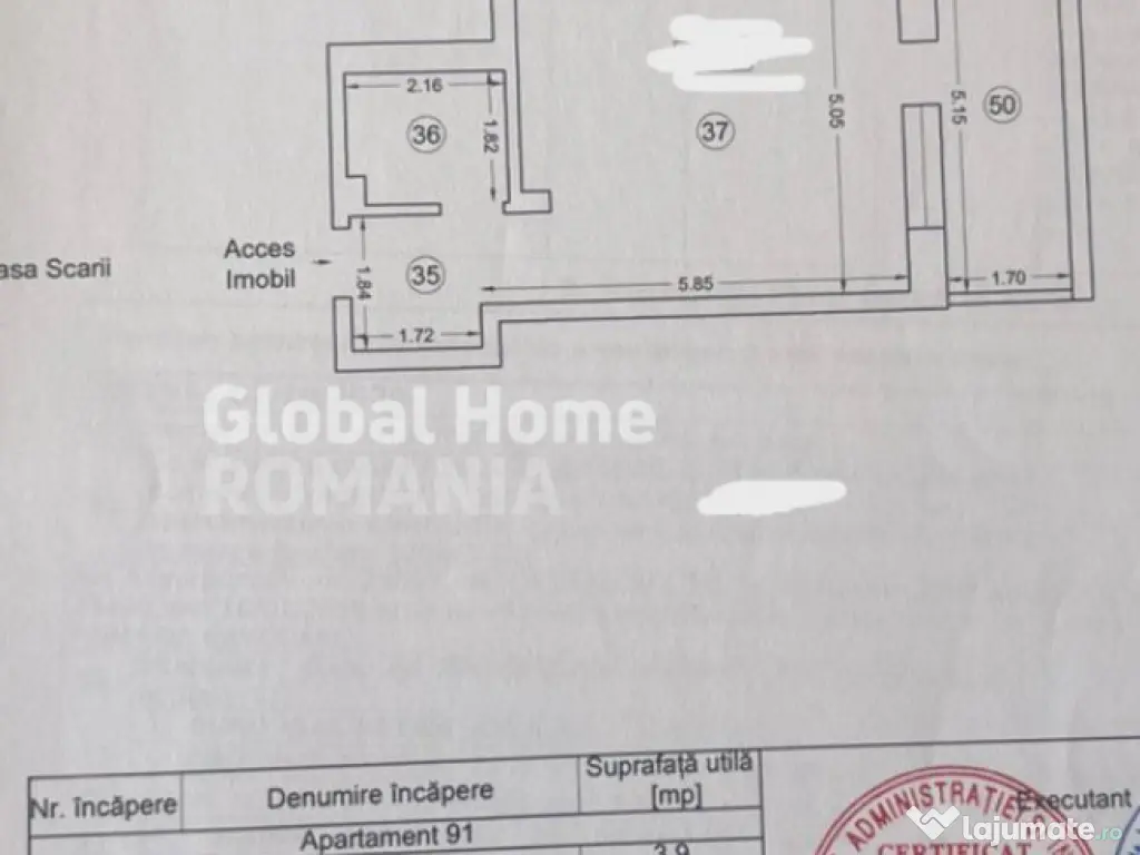 Studio 43mp Mamaia Nord-Navodari | Vedere Mare | Mobilat-Uti