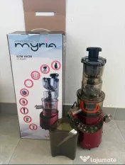 Storcator fructe si legume MYRIA MY4028RD, 1l, 200W, rosu-negru 