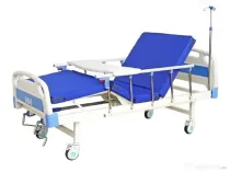 Pat de spital rabatabil cu saltea