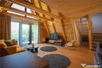 In incantare peisagistica,rafinata cabana, echipata,Moieciu,