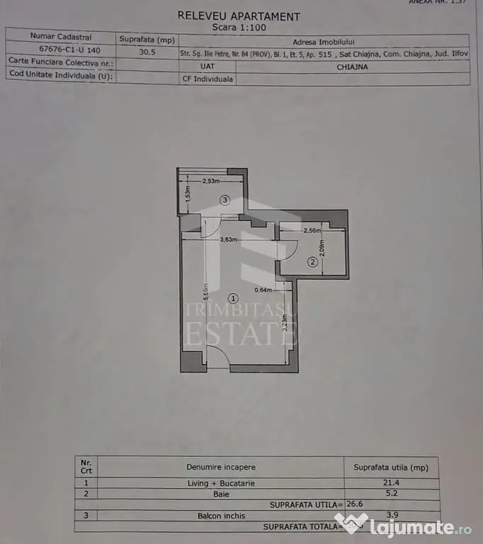 Garsonieră modernă Militari Residence | Etaj 5 | Bloc 2...