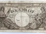 Doua bancnote de COLECȚIE 2000 LEI 1943 - Regatul României