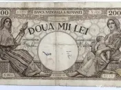Doua bancnote de COLECȚIE 2000 LEI 1943 - Regatul României 
