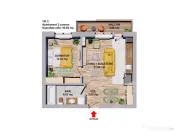 Apartament cu 2 camere de inchiriat in zona Selimbar/Vasile 
