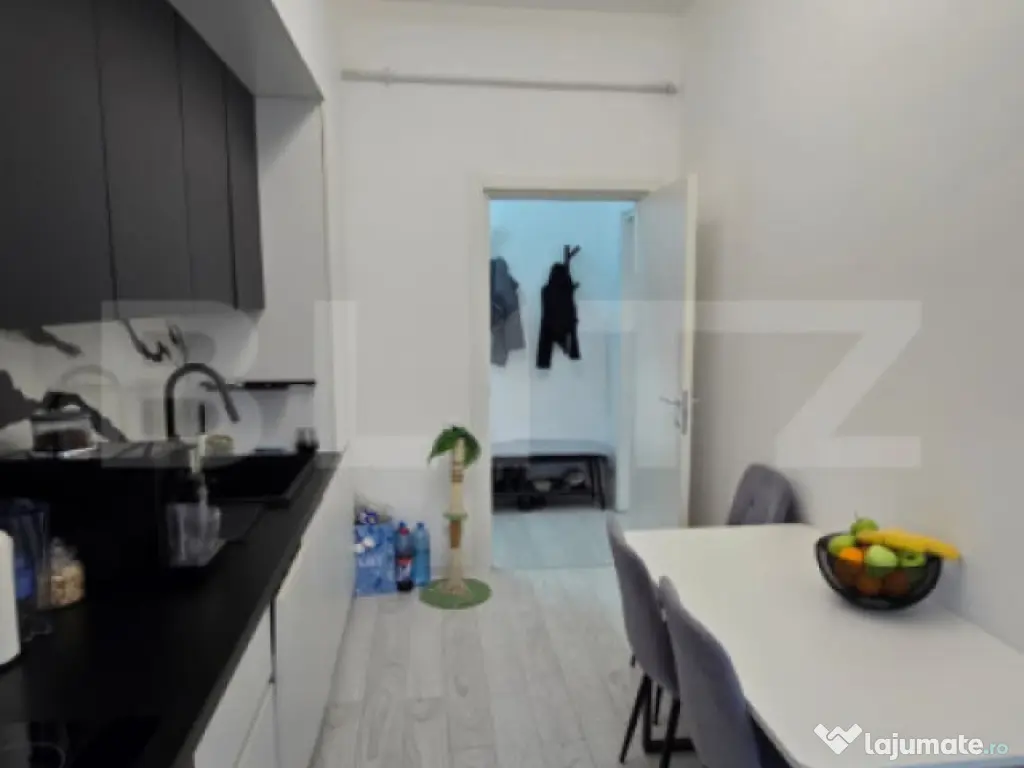 Apartament 2 camere, 61 mp, terasă 90 mp, zona Nord-Est