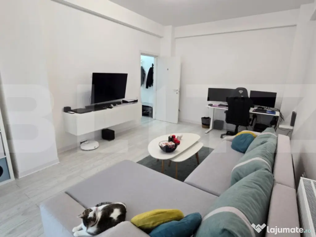 Apartament 2 camere, 61 mp, terasă 90 mp, zona Nord-Est