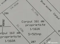 Teren extravilan 521 mp ADRILEX