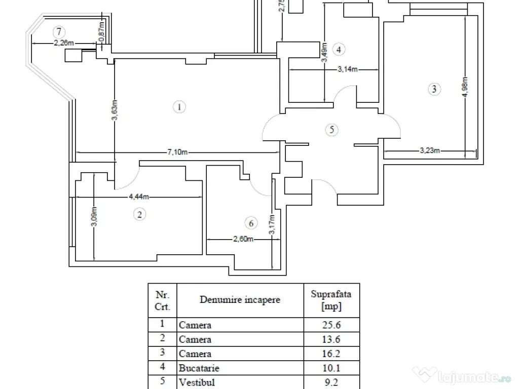Apartament 3 camere – 92 mp - Parcul Tineretului - CALEA VACARESTI 280