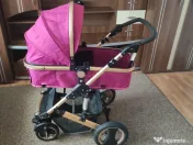 Vând cărucior 3 in 1 fetițe 
