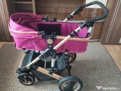 Vând cărucior 3 in 1 fetițe 