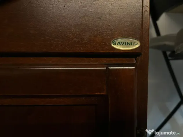 (SAVINIdue) Set Baie Vintage - Mobilier Lemn, Baterii și Calorifer Alamă