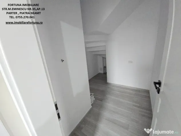 Casa noua,moderna tip duplex la alb/cheie si teren 250 mp,P.Neamt