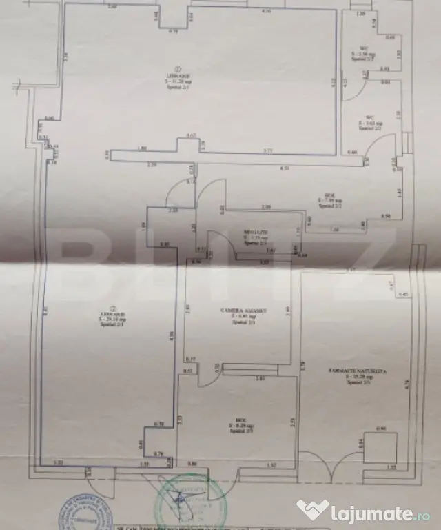 Spatiu comercial de închiriat 60mp I.C.Bratianu
