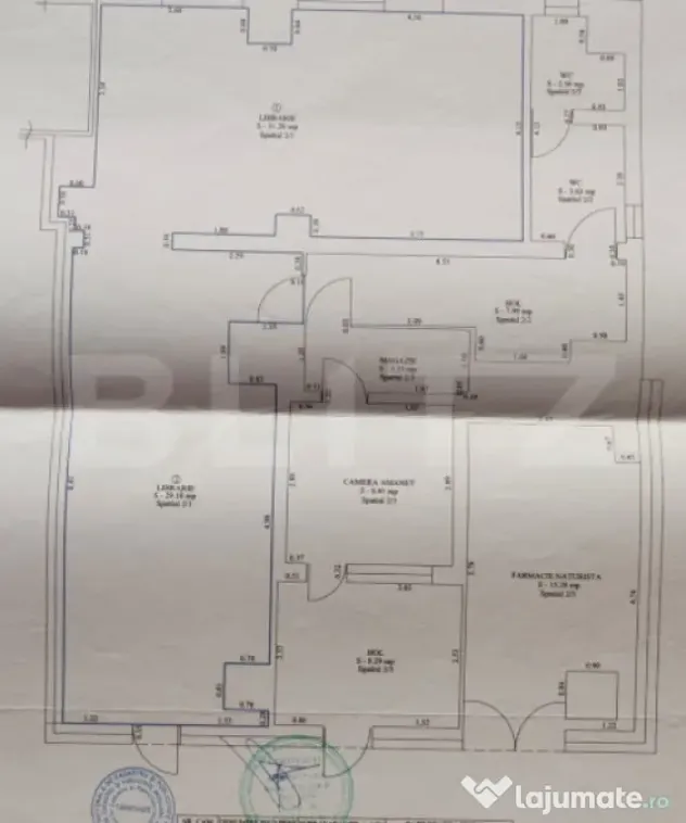 Spatiu comercial de închiriat 60mp I.C.Bratianu