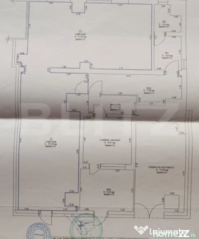 Spatiu comercial de închiriat 60mp I.C.Bratianu