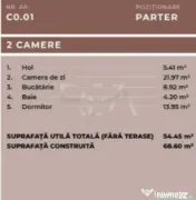 Apartament 2 camere, Ferdinand 