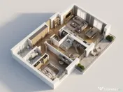 Apartament 3 camere, Ferdinand 