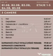 Apartament 3 camere, Ferdinand 