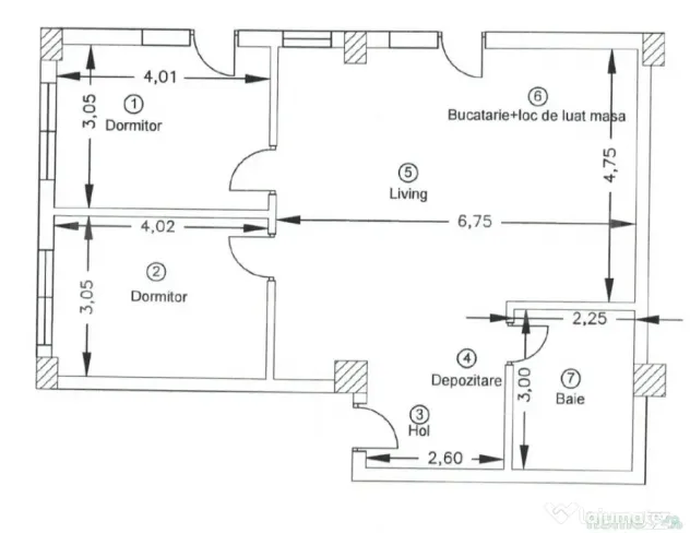 Apartament 3 camere, 75mp, bloc nou, zona Corneliu Coposu - Cluj-Napoca (Cluj)