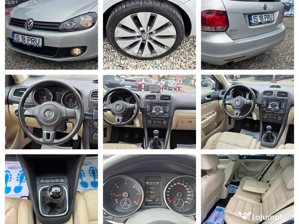 VW Golf VI 2010 1.6 TDI 105 CP euro 5 / RATE fara avans