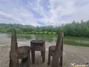 FILM! Oaza paradisiaca cu lac, vedere catre Bucegi, Glajerie 