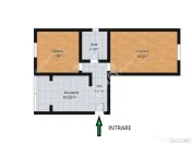 Apartament de 2 camere cu balcon si pivnita zona Valea Aurie 