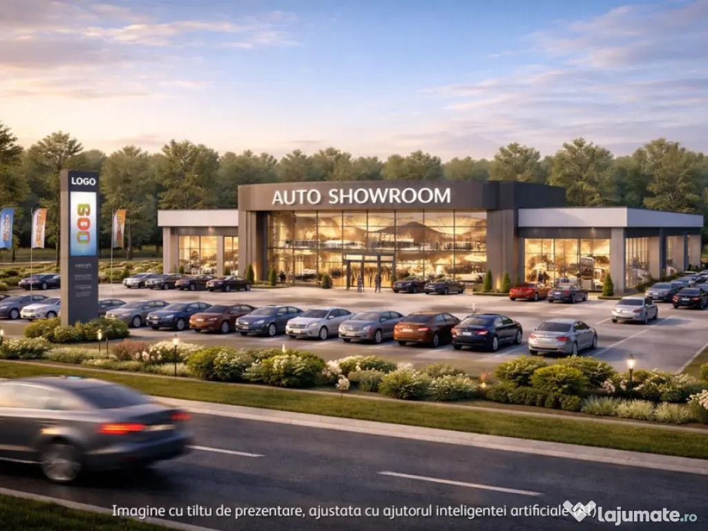 Teren comercial Snagov 14.409 mp – ideal showroom auto ...