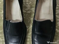 Pantofi cu toc, noi piele naturala,marimea 37,pentru doamne si domnisoare 