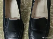 Pantofi cu toc, noi piele naturala,marimea 37,pentru doamne si domnisoare 