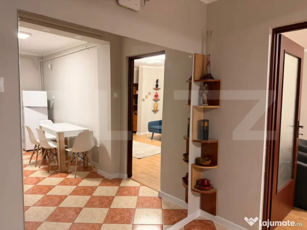 Apartament 3 camere, 75mp, decomandat, zona Kaufland