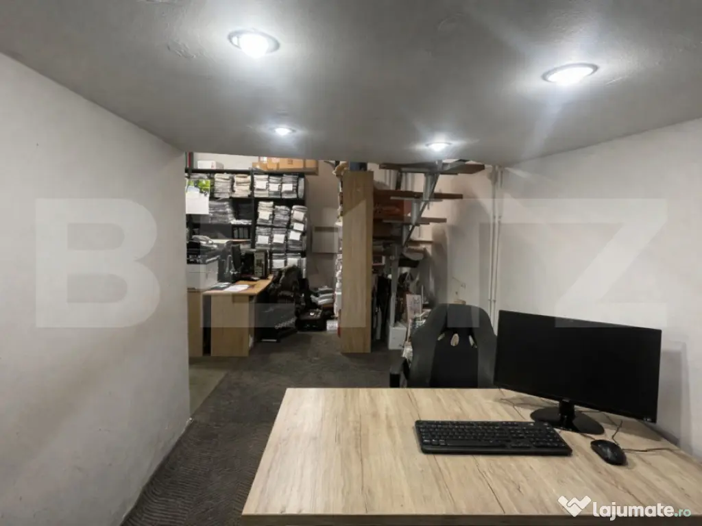 Spațiu comercial parter 264 mp, vad format, parcare proprie