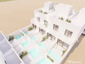 Casă cu terasă, piscină privată situată într-o zonă premium aproape de mare 