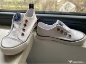Teniși albi copii H&M, mărimea 24, stil converse