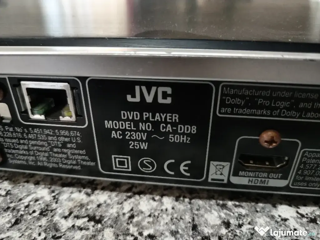 CD DVD usb tuner JVC model ca-dd8