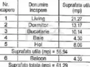 2 camere, 6/11, 61mp, parcare-Lujerului-21 Residence 