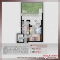 Garsoniera cu Gradina 500 mt STB/Zona Linistita