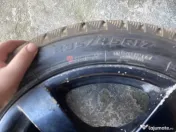 Set 4 Jante Aliaj 17" Style 128 Negre, 5x120 + Anvelope Iarnă 225/45 R17 