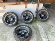 Set 4 Jante Aliaj 17" Style 128 Negre, 5x120 + Anvelope Iarnă 225/45 R17 