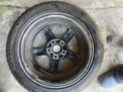 Set 4 Jante Aliaj 17" Style 128 Negre, 5x120 + Anvelope Iarnă 225/45 R17 