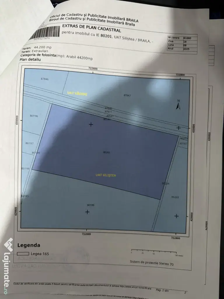 2.5 hectare teren agricol