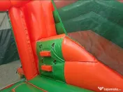Tobogan gonflabil cu trambulina, nou, profesional din pvc