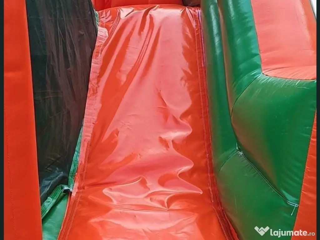 Tobogan gonflabil cu trambulina, nou, profesional din pvc
